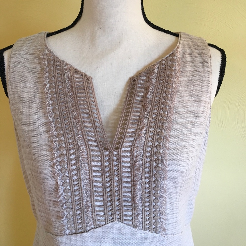 Neutral sheath dress.  Add easy style to you wardrobe.